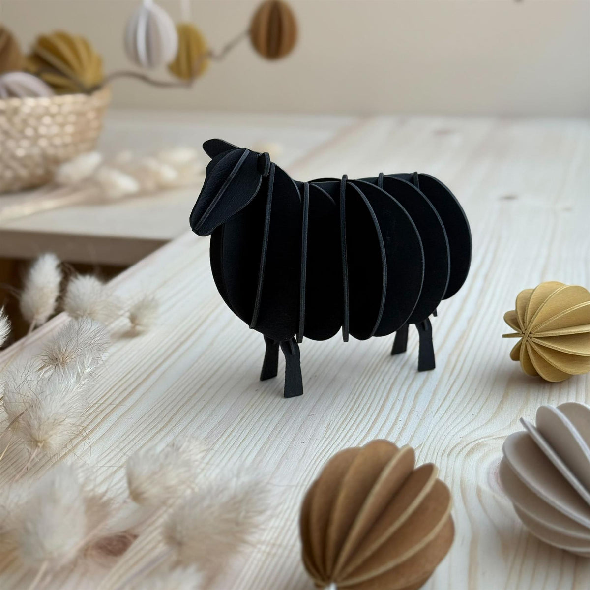 Lovi Wooden Sheep Decoration