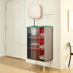 HAY Colour Tall Cabinet with Glass Doors