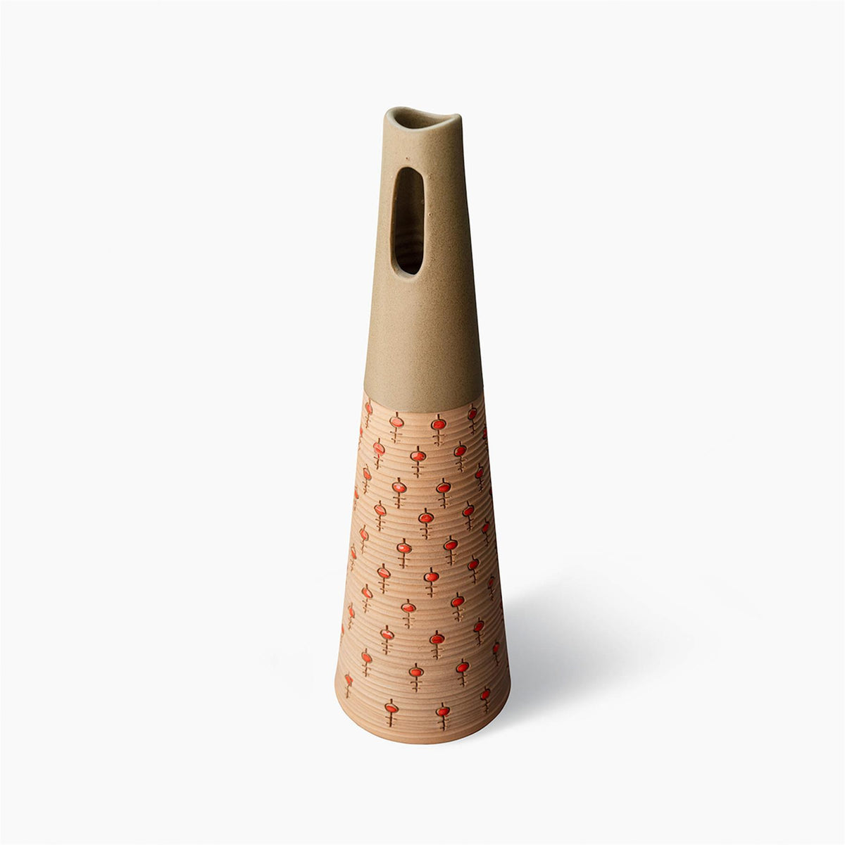 Bitossi Vaso Conico Riedizioni Cav. G.B
