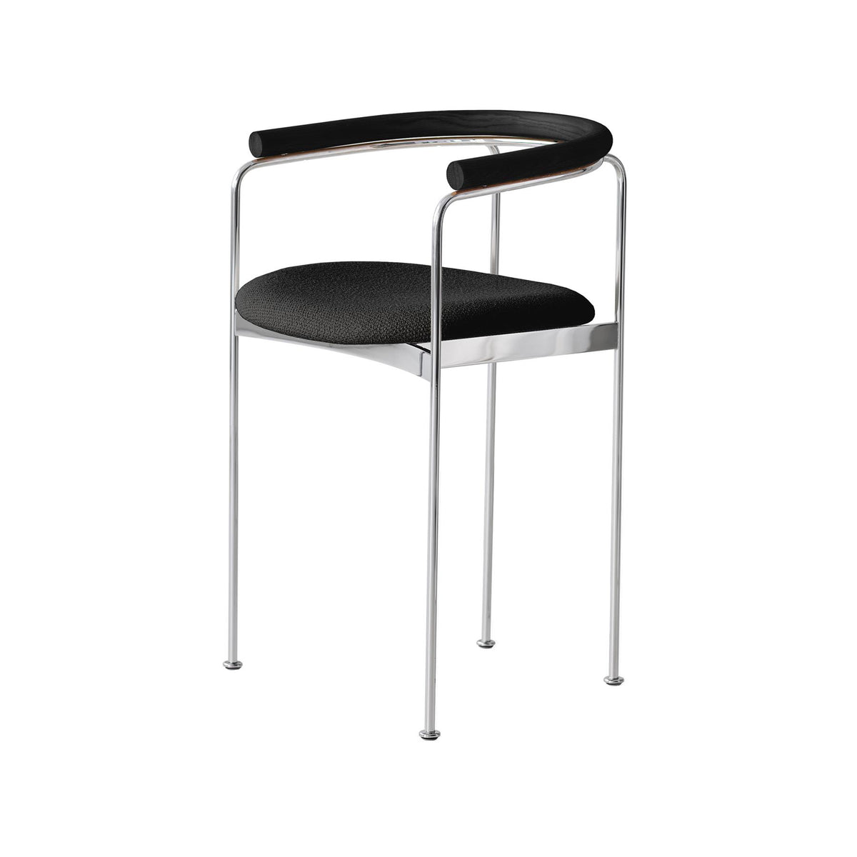 DK3 Baia Counter Stool with Wooden Back