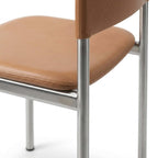 Fredericia Plan Dining Chair with Metal Legs, Fully Upholstered