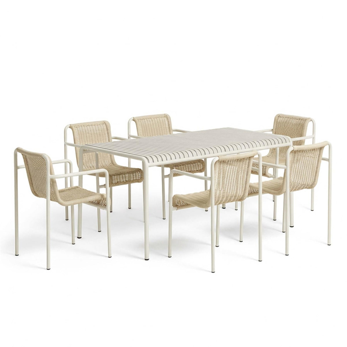 HAY Palissade Cord Garden Dining Set - Large - Curated by Holloways of Ludlow