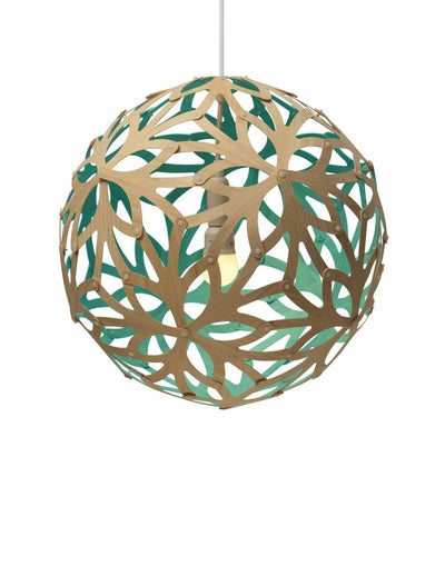 David Trubridge Floral Pendant Light Coloured - 1 Side