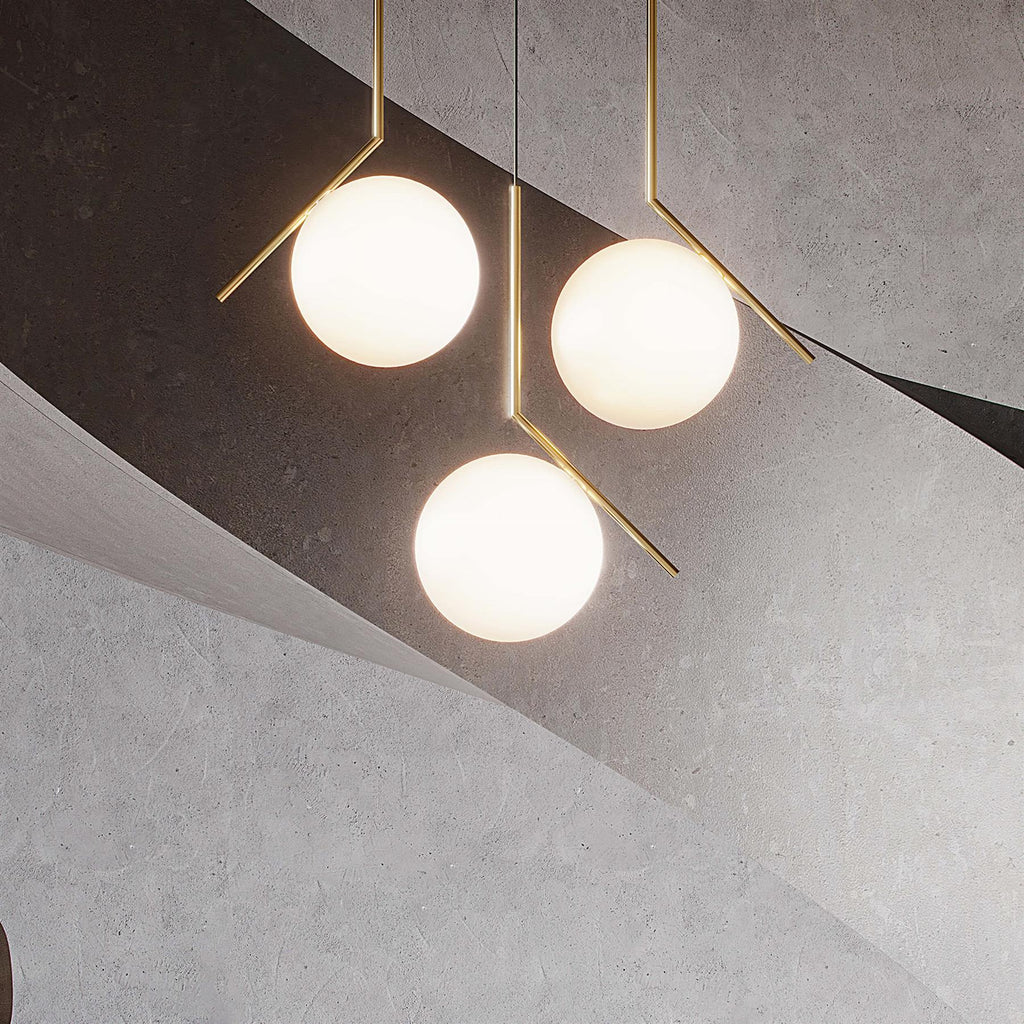 Flos IC 10 Anniversary Pendant Light - 24K Gold Plated
