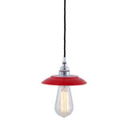 Mullan Lighting Reznor Industrial Minimalist Brass Pendant Light