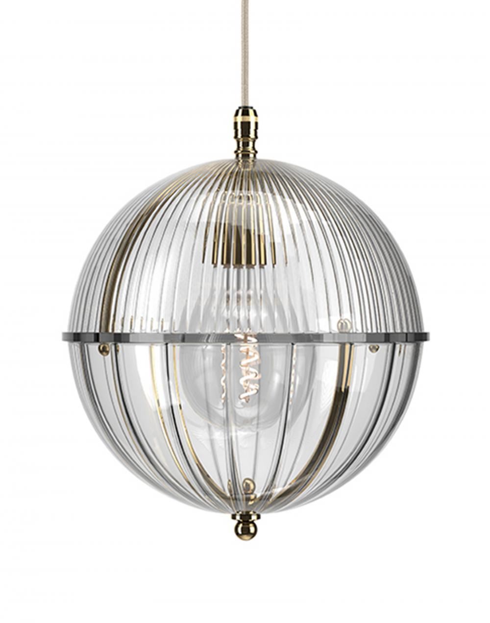 Fritz Fryer Grafton Globe Pendant Light