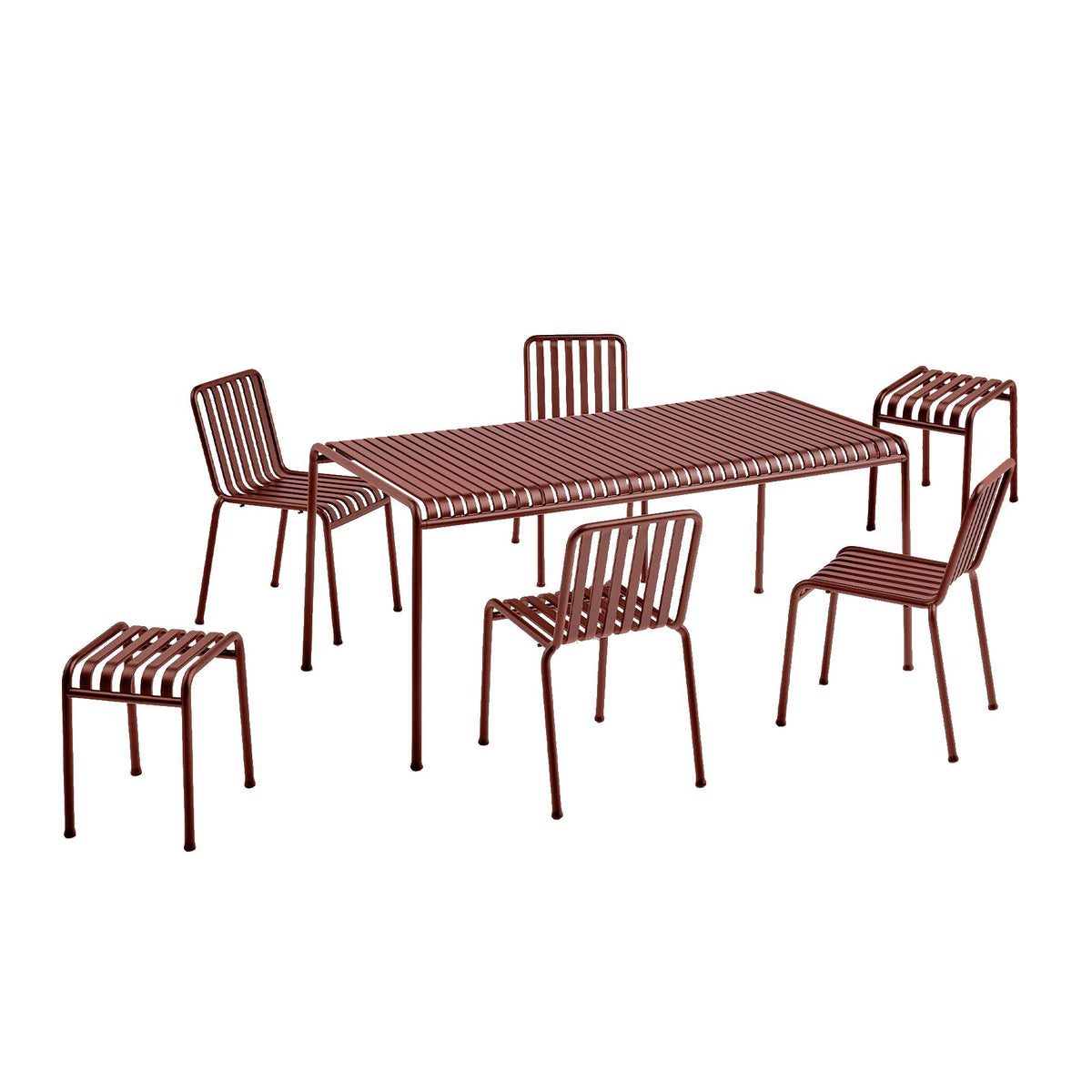 HAY Palissade Family Garden Dining Set - Curated by Holloways of Ludlow