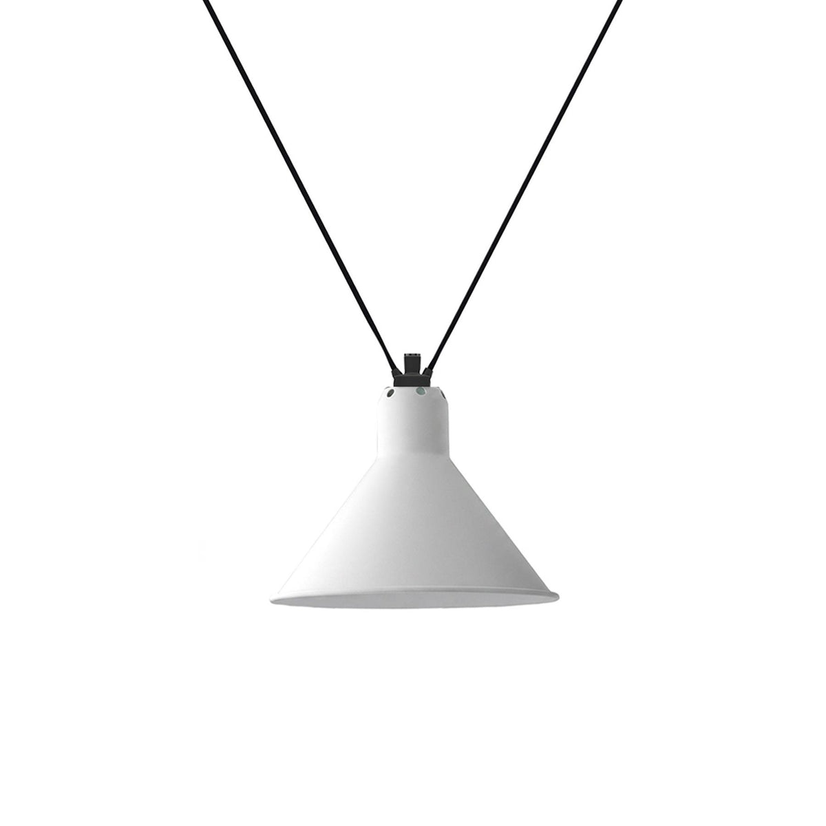DCW Editions Les Acrobates De Gras Pendant 322 with Conical Shade