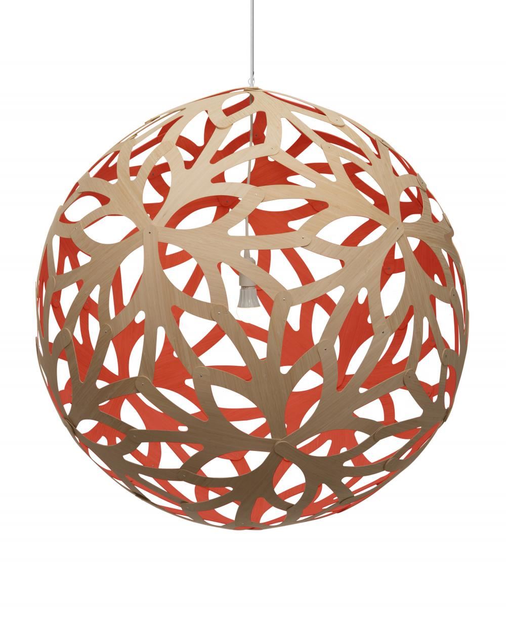 David Trubridge Floral Pendant Light Coloured - 1 Side