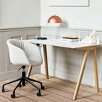 HAY AAC 53 Chair, Soft Upholstery - 5 Star Swivel Base, Gas Lift and Wheels