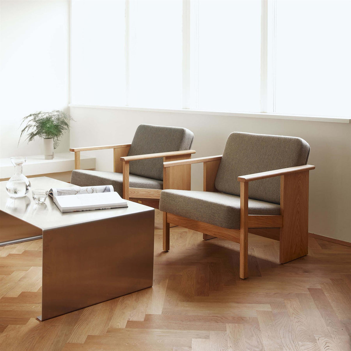 Form & Refine Block Lounge Chair