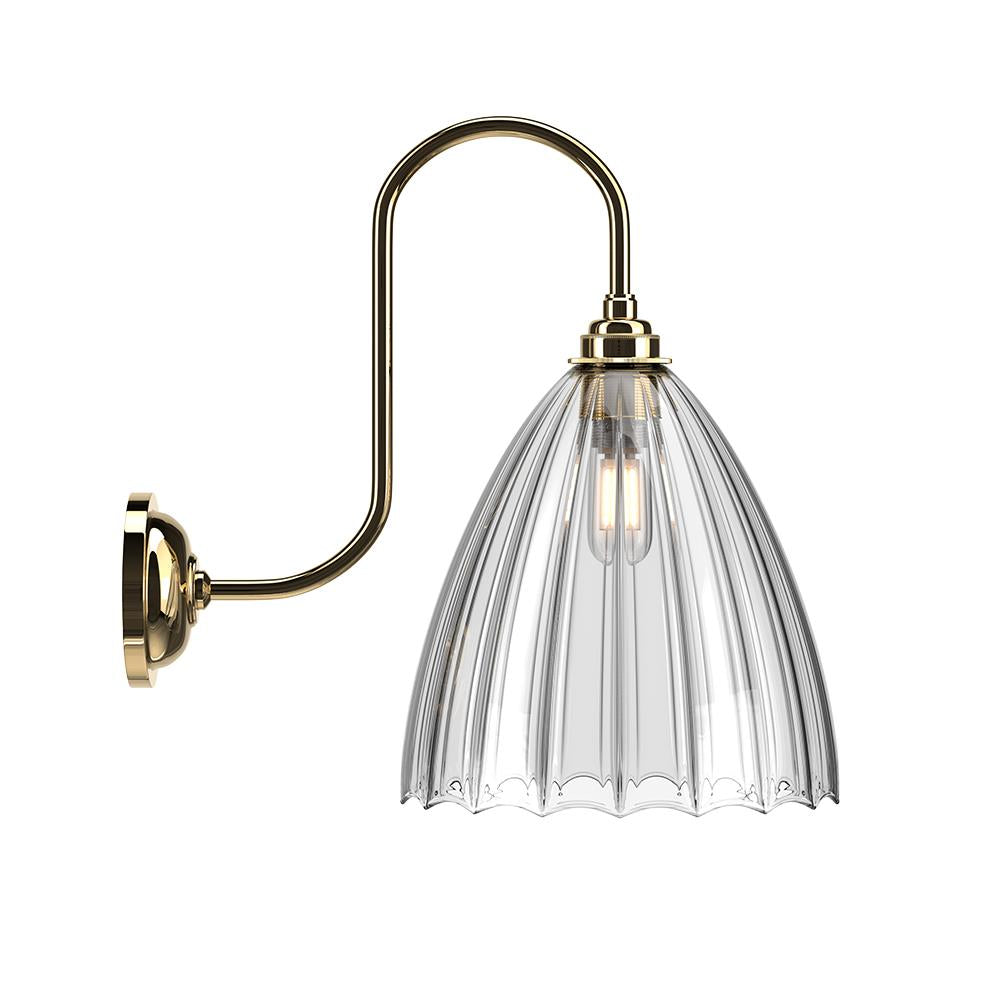 Fritz Fryer Ledbury Swan Neck Bathroom Wall Light