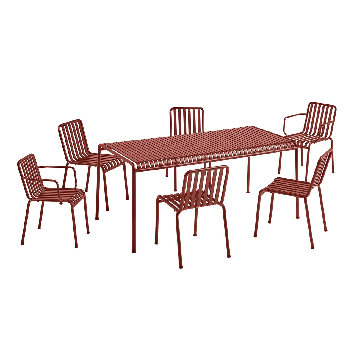HAY Palissade Garden Dining Set - Large - Curated by Holloways of Ludlow