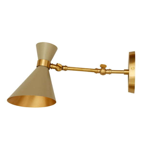 Outlet Gong Peggy Adjustable Wall Light - Grey