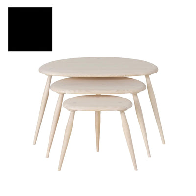 Ercol Pebble Nest of Tables