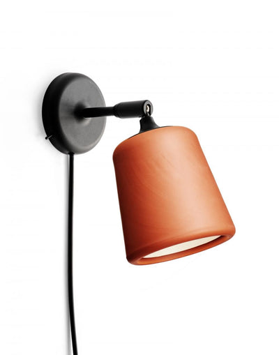 Outlet Material Wall Lamp - Terracotta