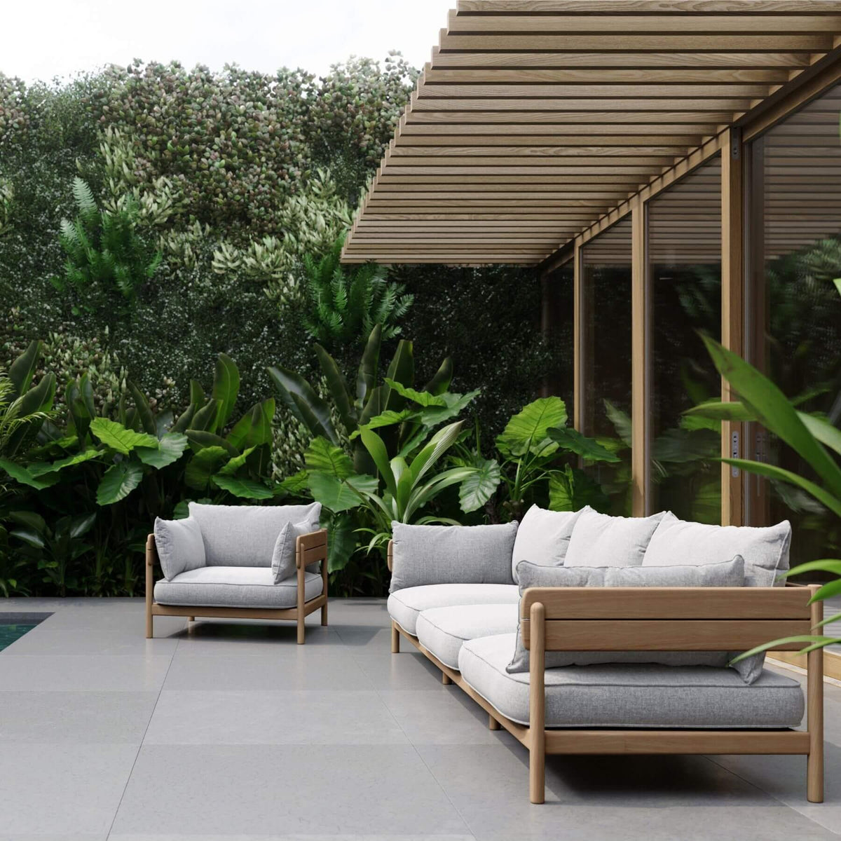 Case Furniture Tanso Outdoor Sofa Armchair