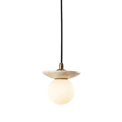 J. Adams Orbit Stone Pendant Light