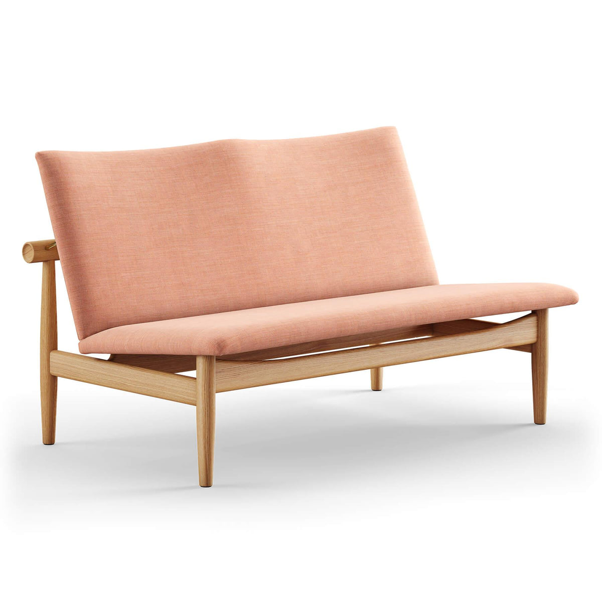 Finn Juhl The Japan 2 Seater Sofa in Dark Oiled Oak