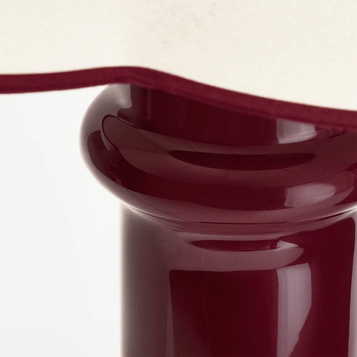 Tala Heath Table Lamp In Port Red