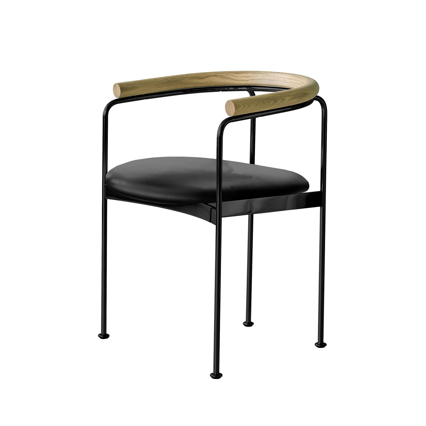 DK3 Baia Chair with Wooden Back