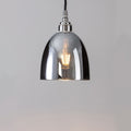 Outlet Old School Electric Bell Blown Pendant Light : Smoked