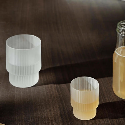 Ferm Living Ripple Small Glasses - Set of 4