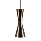 Mullan Lighting Amias Mid-Century Brass Pendant Light