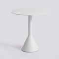 Outlet HAY Palissade Garden Furniture Cone Dining Table - Small, Round, Sky Grey