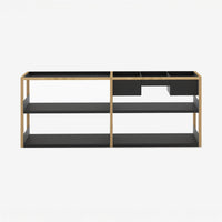 Case Furniture Lap Shelving, Low