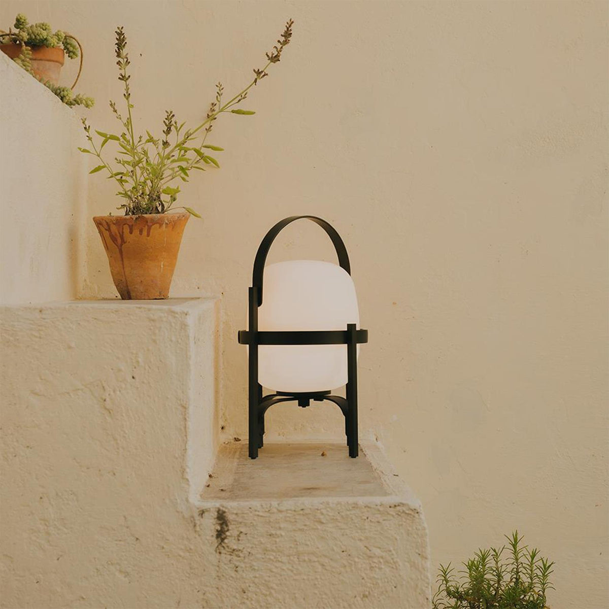 Santa & Cole Cestita Alubat Portable Rechargeable Lamp