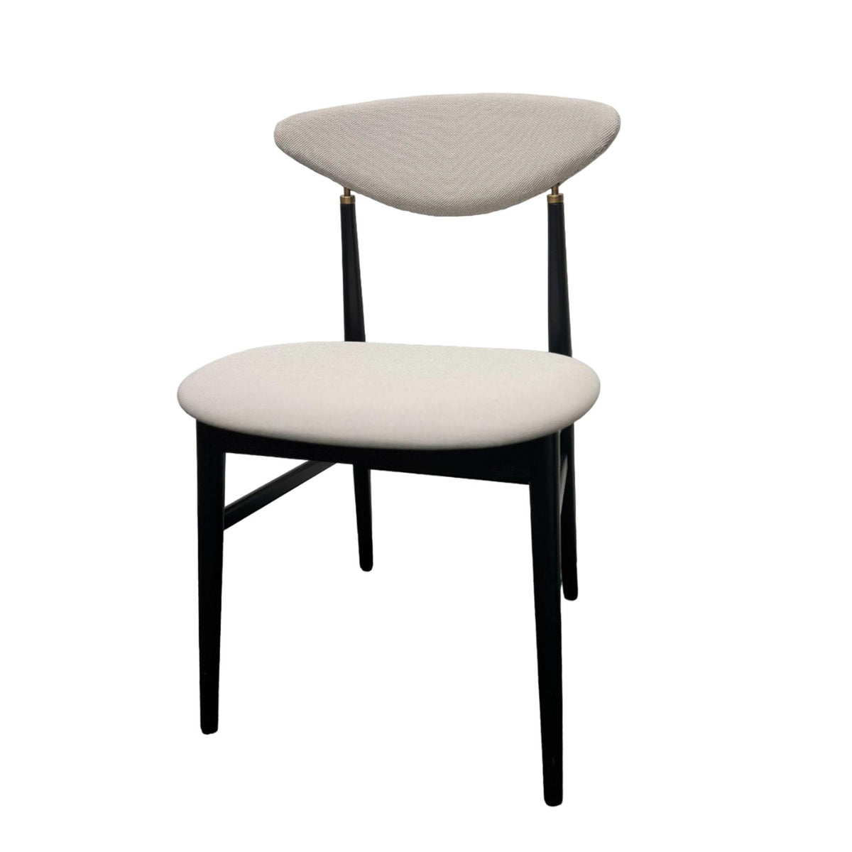 Ex-Display Gubi Gent Chair : Steelcut Trio & Black Ash