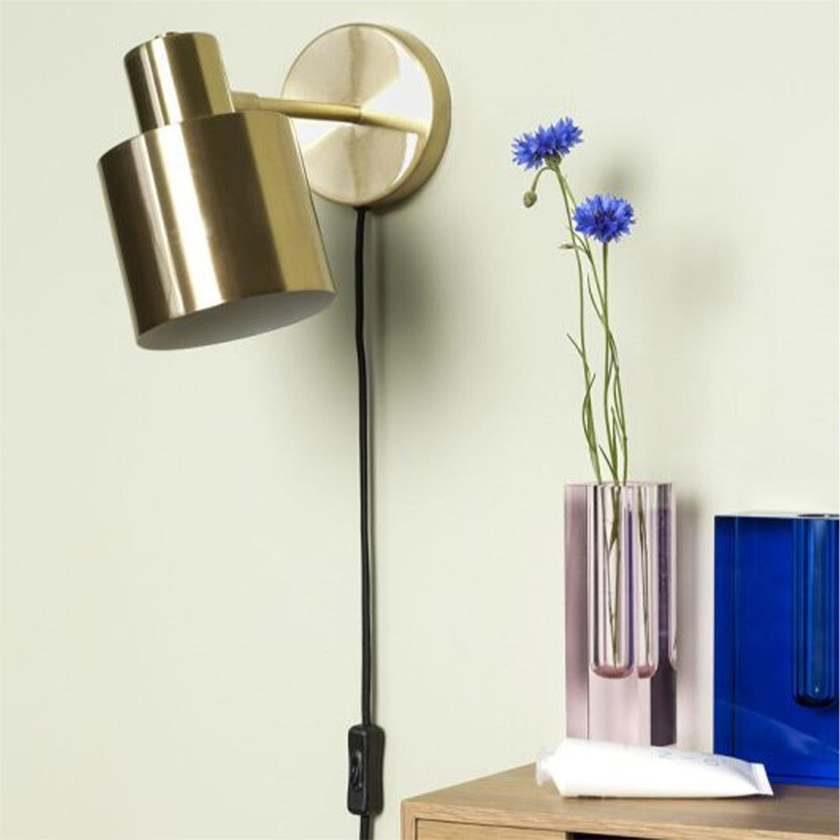 Outlet Hubsch Fuse Wall Light - Brass