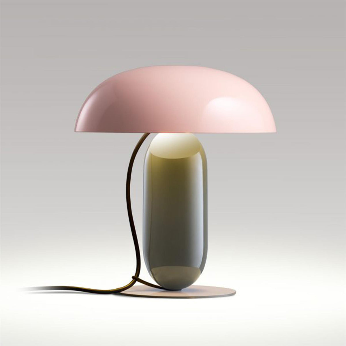 Marset Gambosa Table Lamp - Pink with Brown Grey