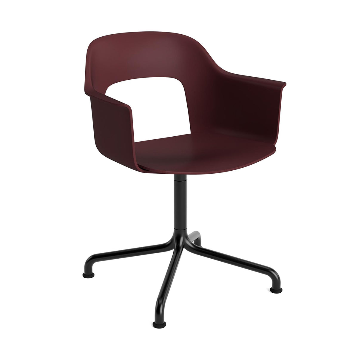 HAY Layout Armchair 251 with 4 Star Swivel Arc Base
