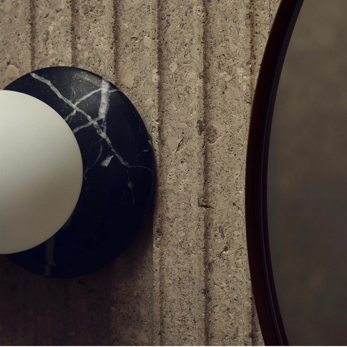 J. Adams Orbit Stone Wall Light