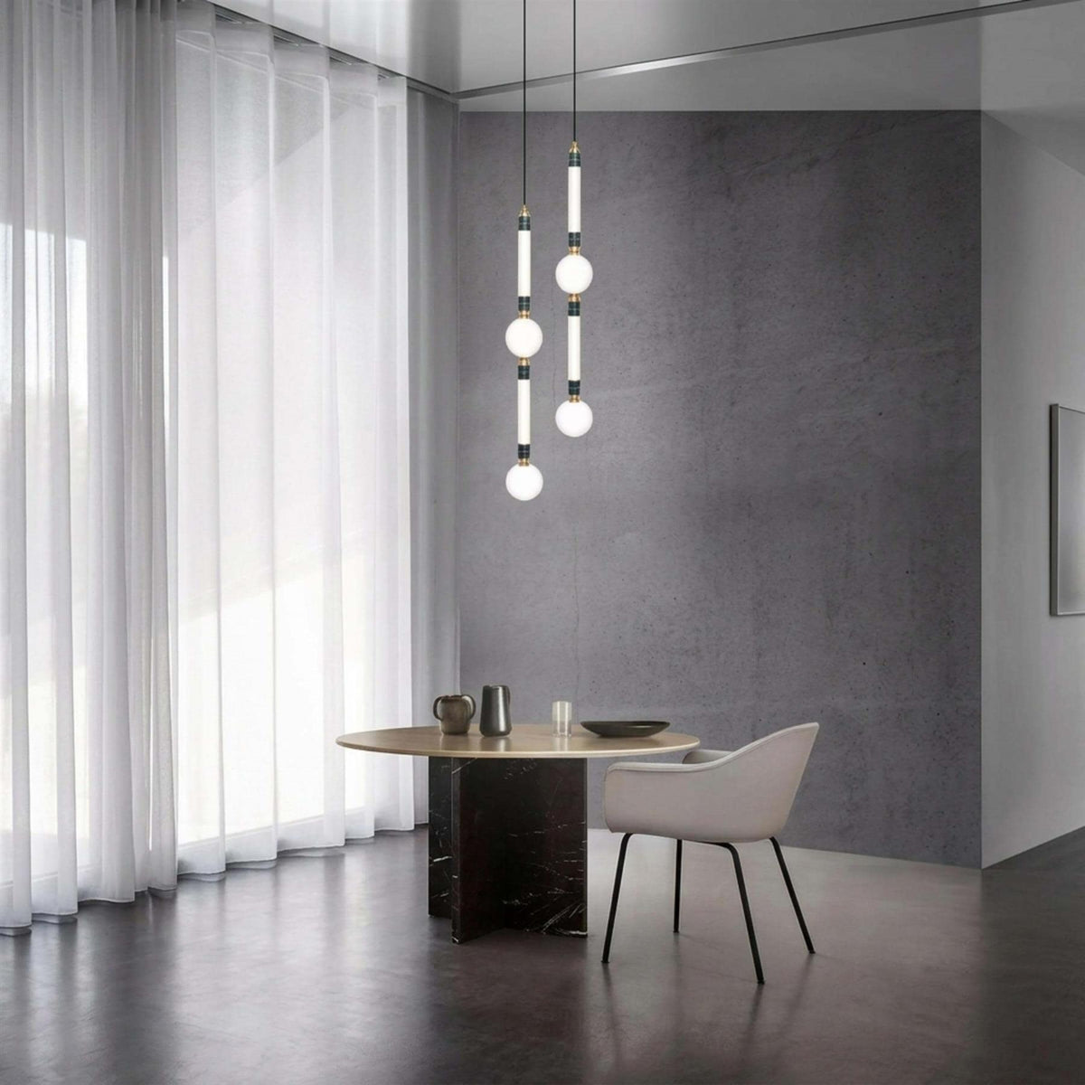 Marc Wood Greenstone Pendant Light