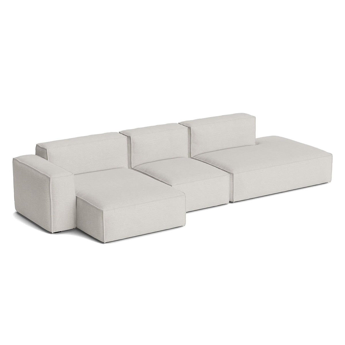 HAY Mags Soft 3+ Seater Sofa Low Armrest with Removable Cover Combination 4 Left