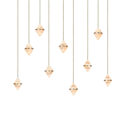 Marc Wood Gem Rectangular Cluster