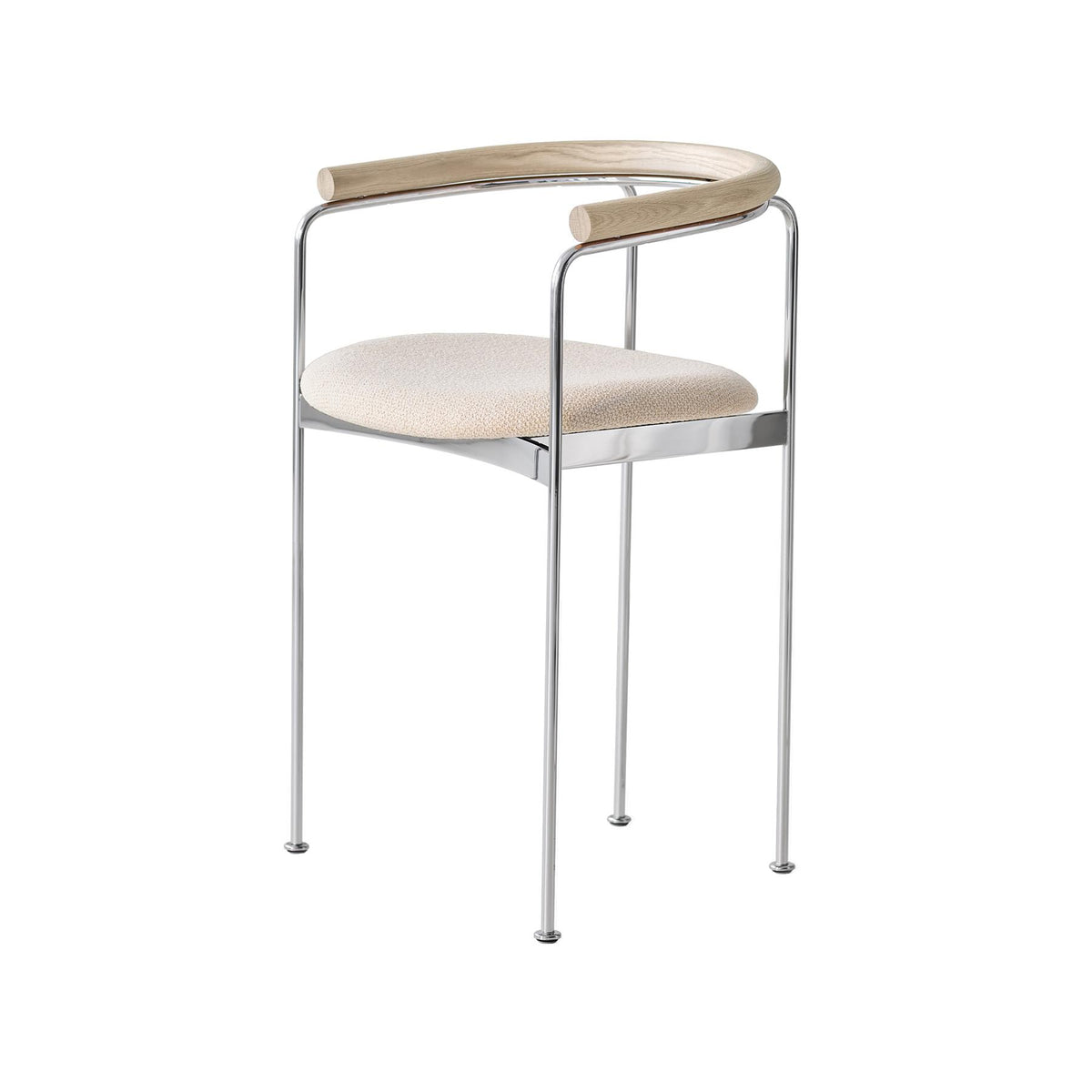 DK3 Baia Counter Stool with Wooden Back