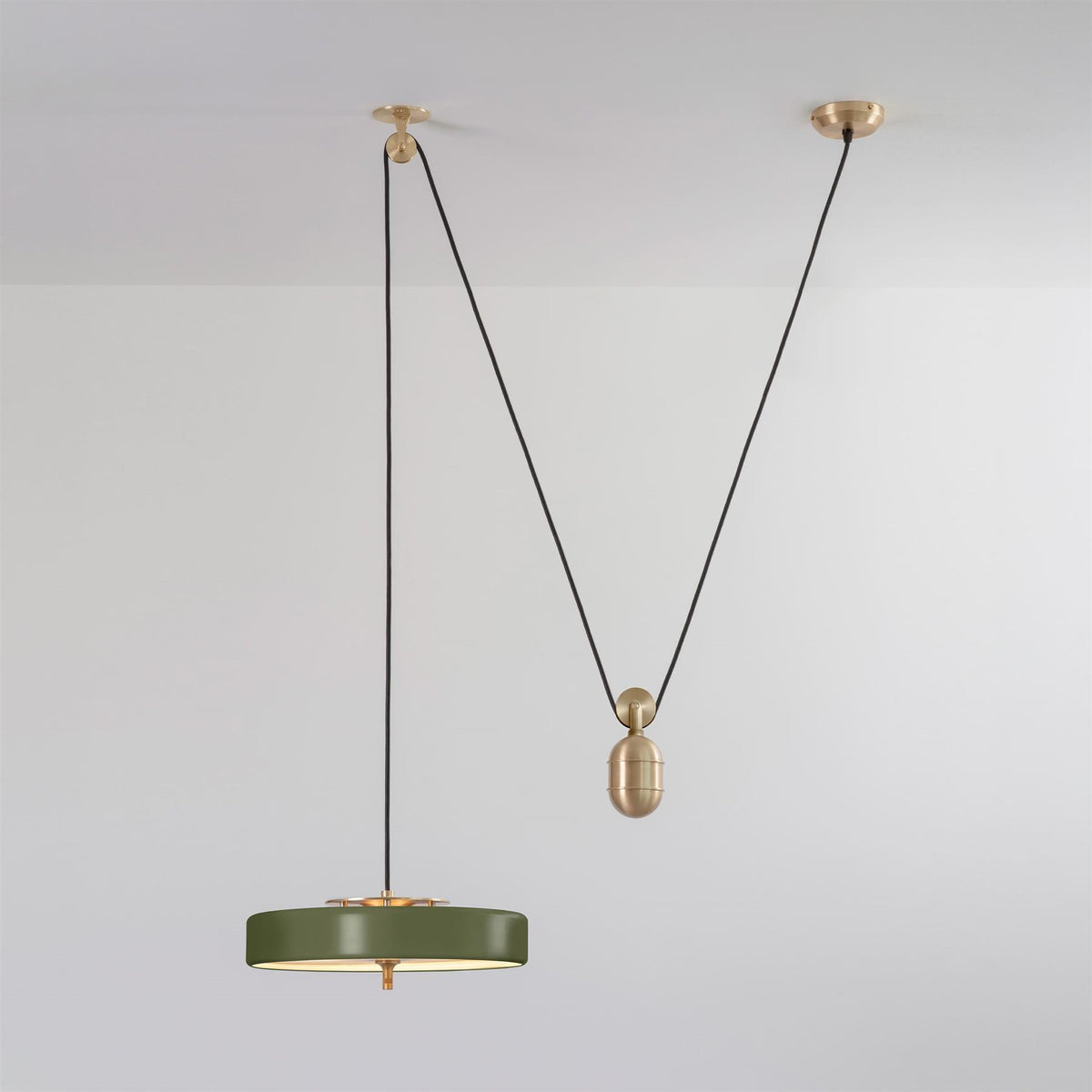 Bert Frank Revolve Rise And Fall Pendant Light