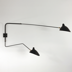 Serge Mouille Applique Pivotants 2 Rotating Arms Wall Lamp
