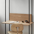 MOEBE Triple Shelving System with 1 Cabinet and Desk