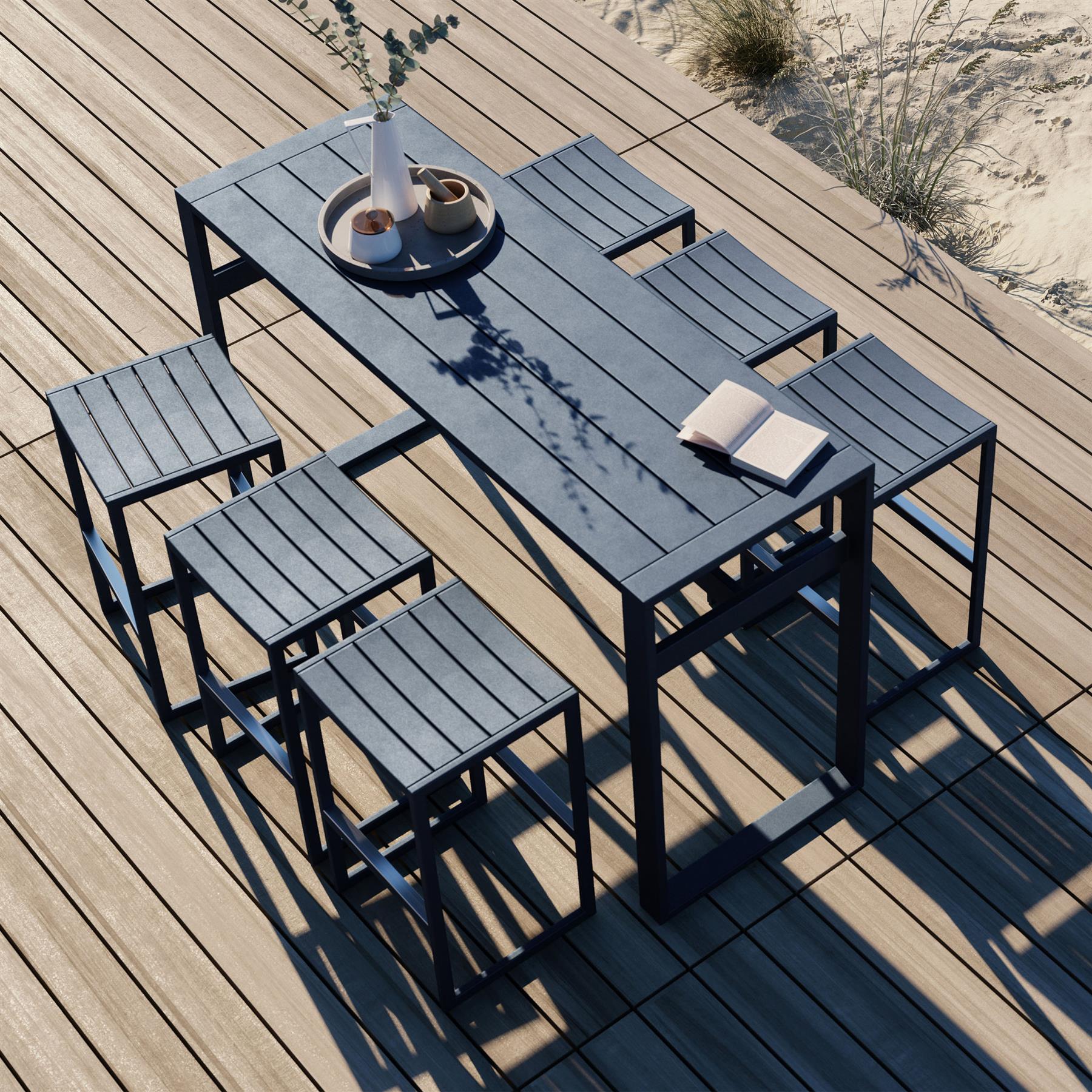 Case Furniture Eos Outdoor Backless Bar Stool