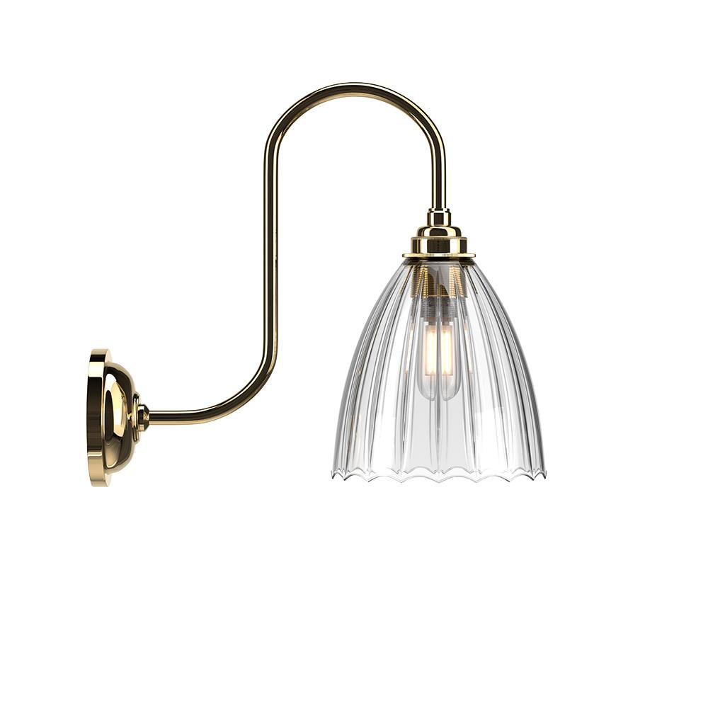 Fritz Fryer Ledbury Swan Neck Bathroom Wall Light