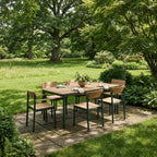 Fritz Hansen Pelagus Garden Dining Set - Large - Curated by Holloways of Ludlow