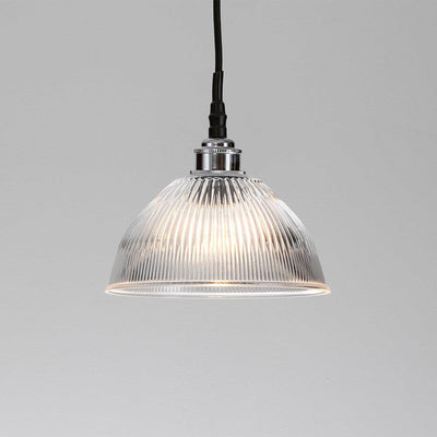 Old School Electric - Bathroom Version : Prismatic Dome Pendant Light
