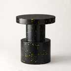 Normann Copenhagen Bit Stool, Black & Gold: Holloways of Ludlow 40th Birthday Limited Edition