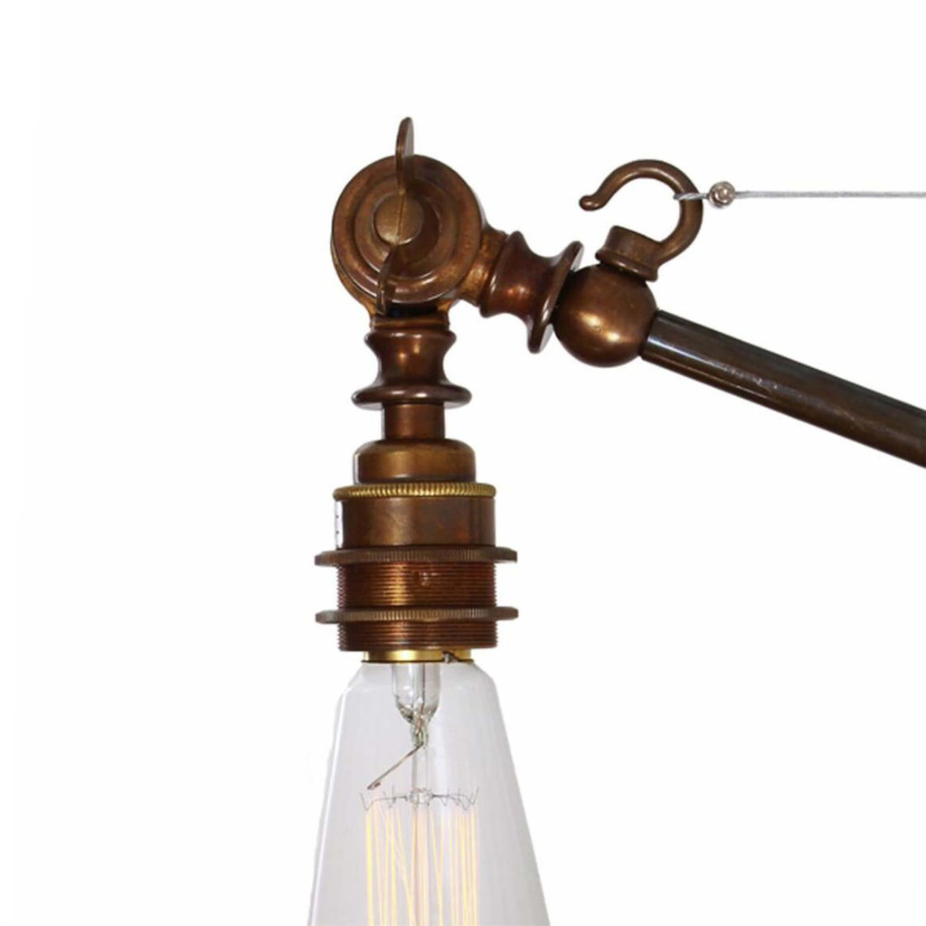Mullan Lighting Manick Industrial Swing Arm Adjustable Wall Light
