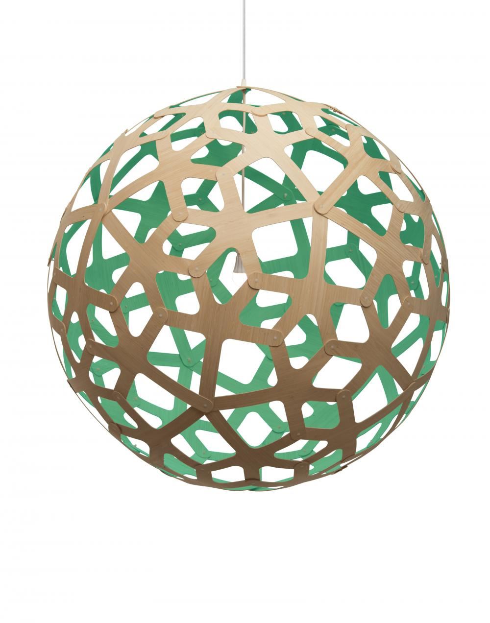 David Trubridge Coral Pendant Light - Colour Inside